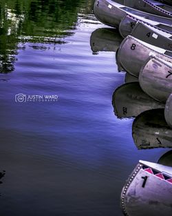 Boats in river