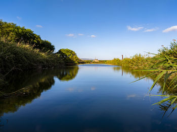 A beautiful photo of naaman river in northern israel