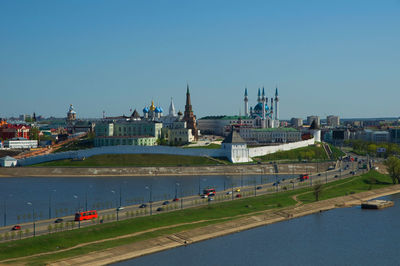 View of buildings in city