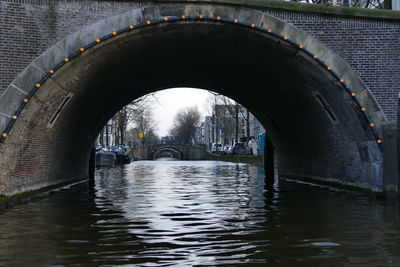 View of bridge over river