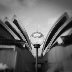 Low angle view of building against sky