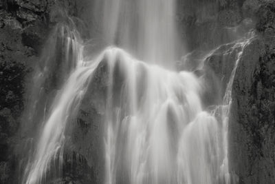 Scenic view of waterfall