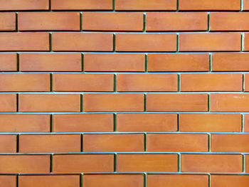 Orange brick wall texture background