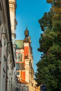 Low angle view of buildings against sky