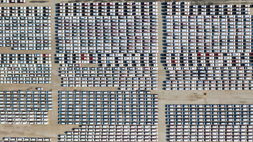 Full frame shot of parking lot