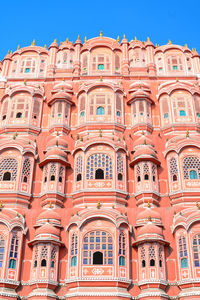 Low angle view of historical building against sky