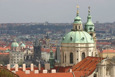 Panorama of prague s old town - czech republic
