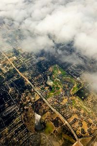 Aerial view of cityscape