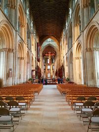 People at peterborough cathedral