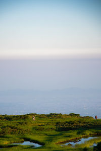 Scenic view of landscape against sky