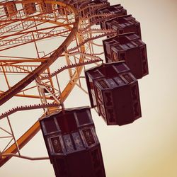 Low angle view of communications tower