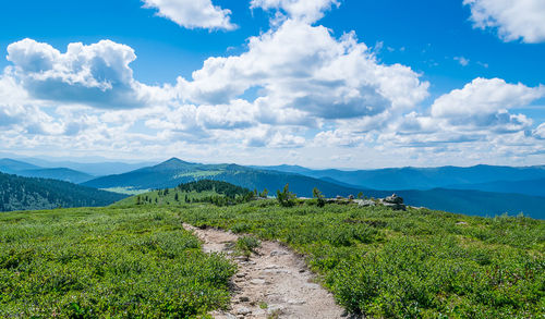 Scenic view of landscape against sky