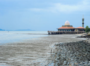 Building on beach