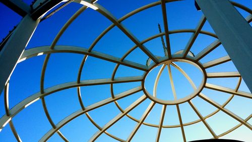 Low angle view of skylight