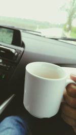 Close-up of coffee cup