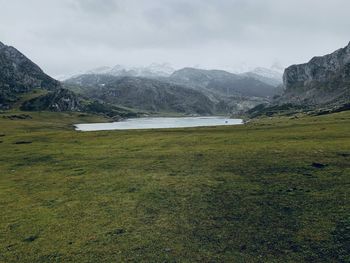 Scenic view of landscape against sky