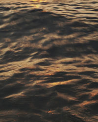 Low angle view of clouds in sky during sunset