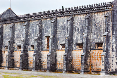 Exterior of old building against sky