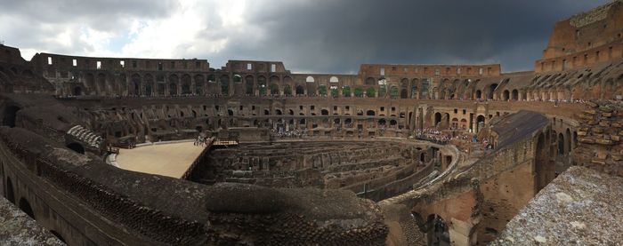 Old ruins against sky