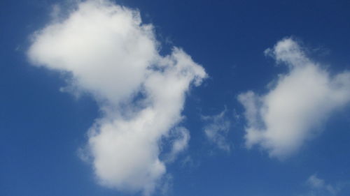 Low angle view of cloudy sky