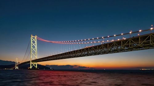 Akashi kaikyo bridge at kobe hyogo,japan