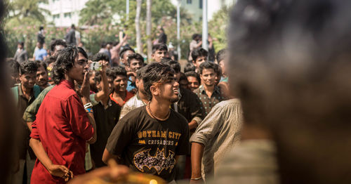 Crowd at music concert