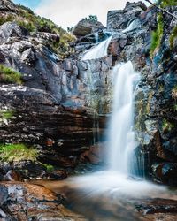 View of waterfall