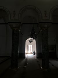 Corridor of historic building
