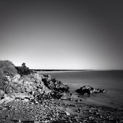 Rocks in sea