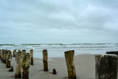 Panoramic view of sea against sky