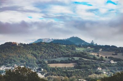 Scenic view of landscape against sky