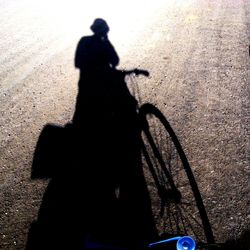 Woman on road