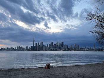 Toronto skyline from the islands 