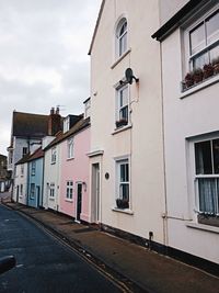 Colourful  seaside town street 