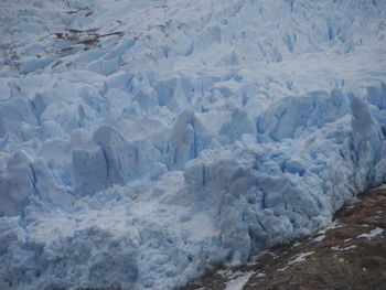 Full frame shot of frozen landscape