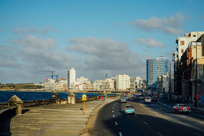 View of city street