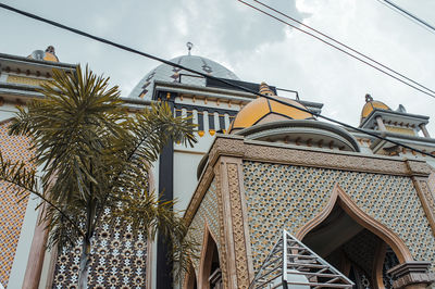 Low angle view of building against sky