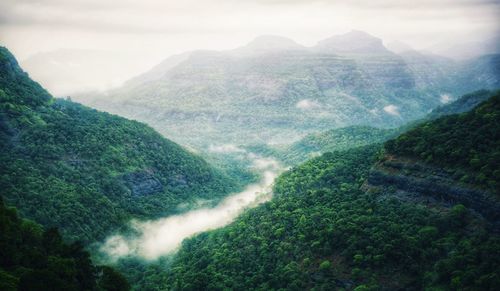 Scenic view of mountains