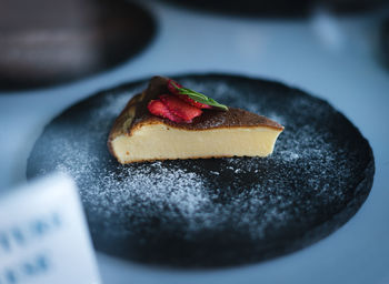 Close-up of cake on plate