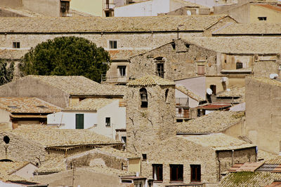 Residential buildings in town