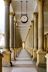 Corridor of building