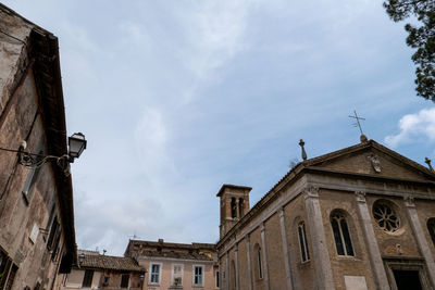 Low angle view of building against sky