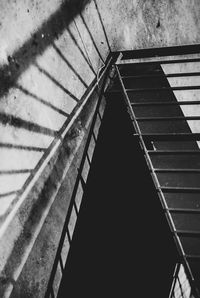 Low angle view of staircase in building