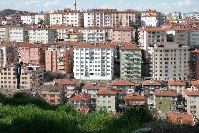 Buildings in city