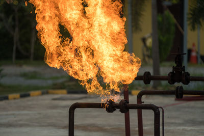 Close-up of fire hydrant