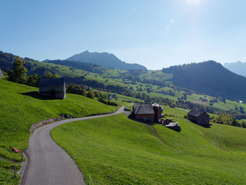 Scenic view of landscape against sky