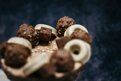 Close-up of chocolate cake