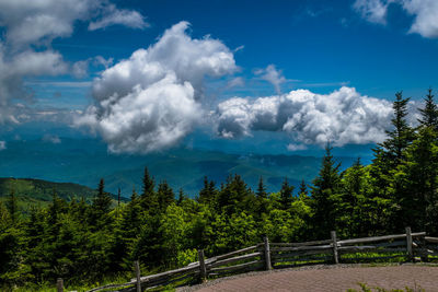 Panoramic view of landscape against sky