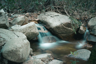 Watercourses along the muru mannu waterfall trail