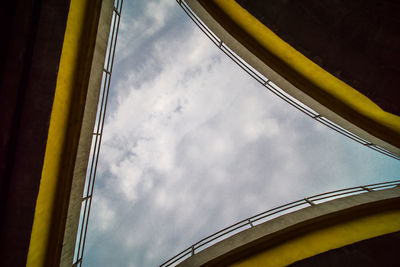 Low angle view of building against sky